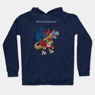 Clanosaurus Rex WALLACEsaurus Rex Wallace Family Tartan Hoodie